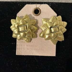 Anthropologie Sunshine Tienda Gift Stud Earrings. NWT
